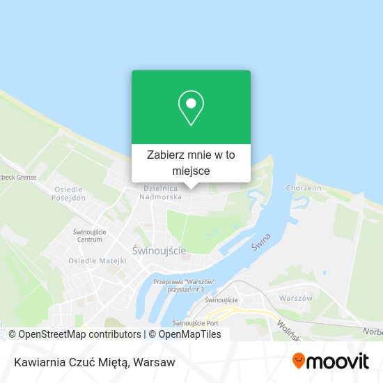 Mapa Kawiarnia Czuć Miętą