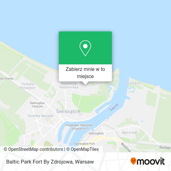 Mapa Baltic Park Fort By Zdrojowa