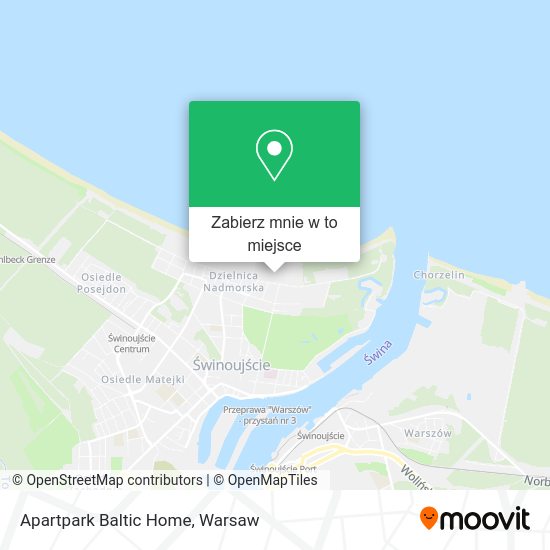 Mapa Apartpark Baltic Home