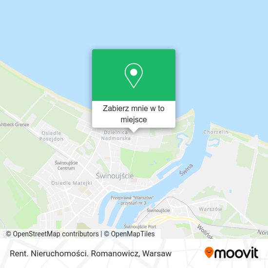 Mapa Rent. Nieruchomości. Romanowicz