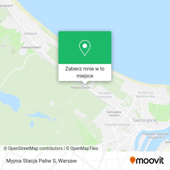 Mapa Myjnia Stacja Paliw S