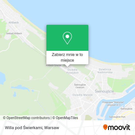 Mapa Willa pod Świerkami