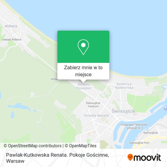 Mapa Pawlak-Kutkowska Renata. Pokoje Gościnne