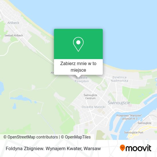 Mapa Foldyna Zbigniew. Wynajem Kwater