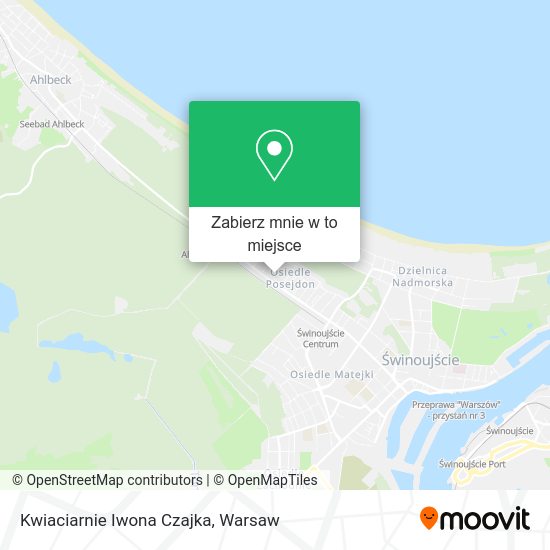 Mapa Kwiaciarnie Iwona Czajka