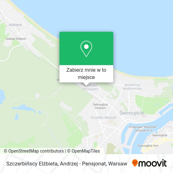 Mapa Szczerbińscy Elżbieta, Andrzej - Pensjonat