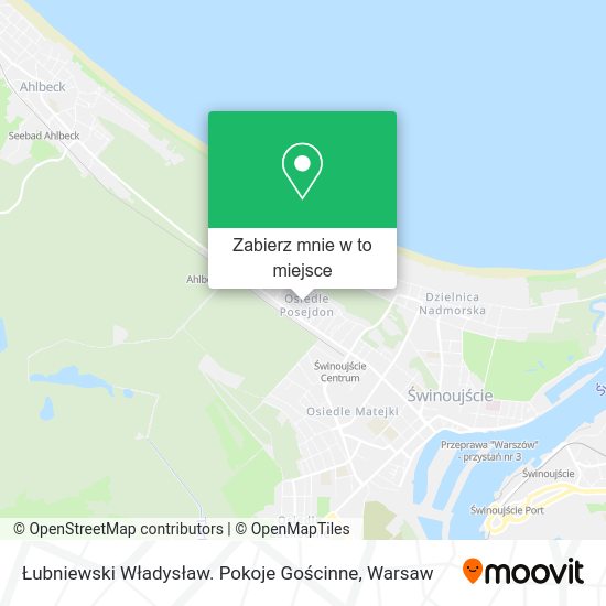 Mapa Łubniewski Władysław. Pokoje Gościnne