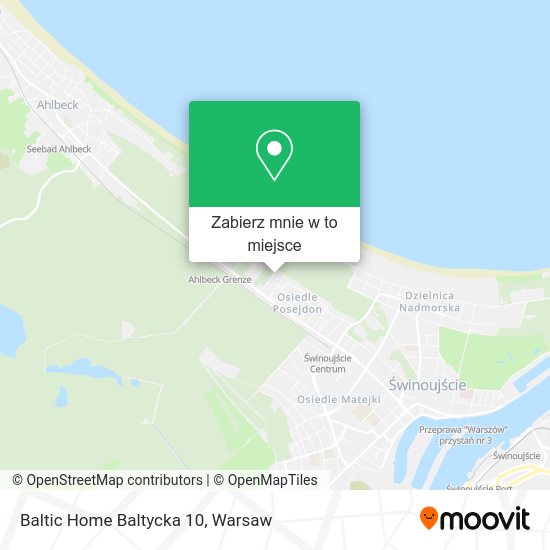 Mapa Baltic Home Baltycka 10