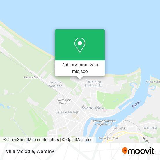 Mapa Villa Melodia