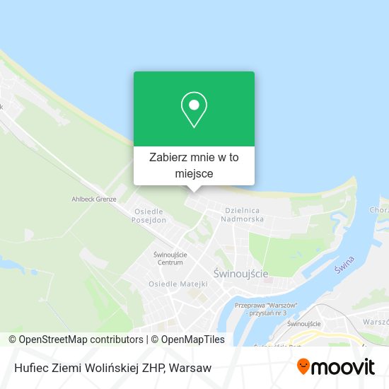 Mapa Hufiec Ziemi Wolińskiej ZHP