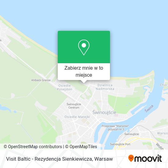 Mapa Visit Baltic - Rezydencja Sienkiewicza