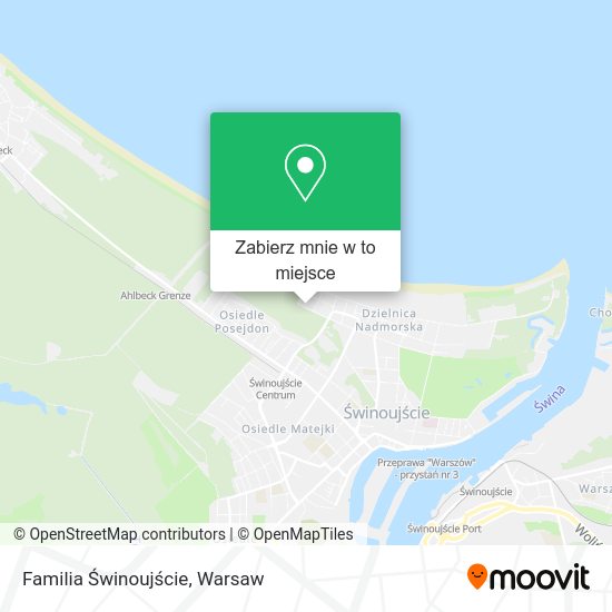 Mapa Familia Świnoujście