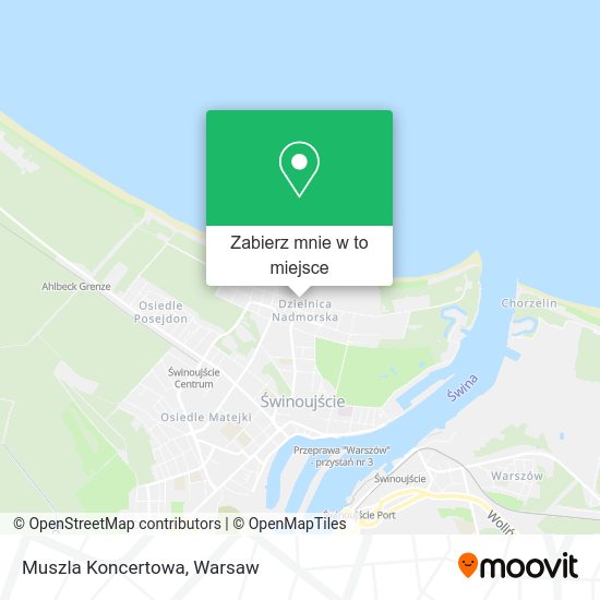 Mapa Muszla Koncertowa