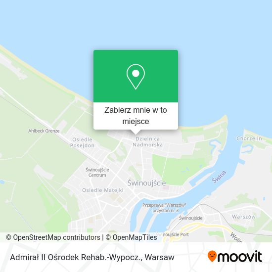 Mapa Admirał II Ośrodek Rehab.-Wypocz.