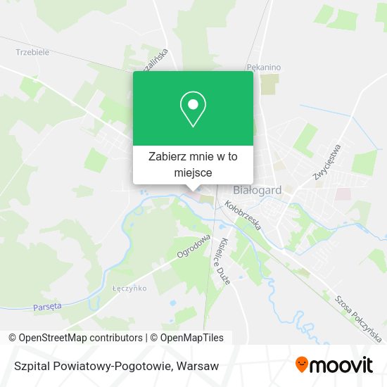 Mapa Szpital Powiatowy-Pogotowie