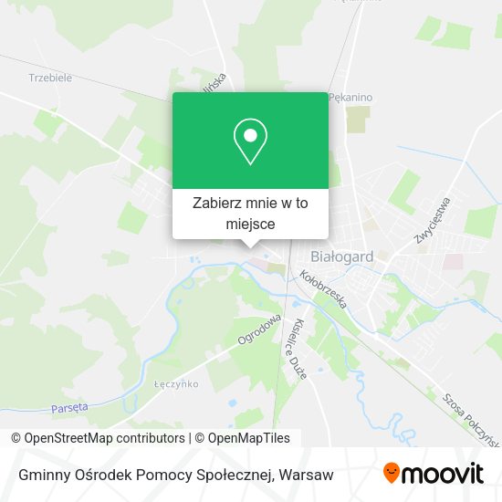 Mapa Gminny Ośrodek Pomocy Społecznej