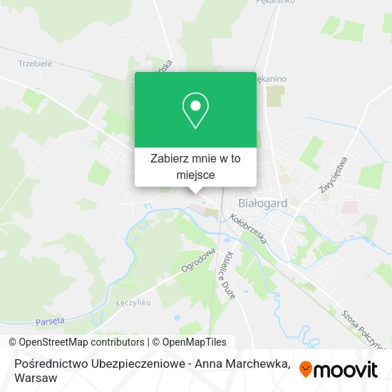 Mapa Pośrednictwo Ubezpieczeniowe - Anna Marchewka