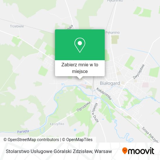 Mapa Stolarstwo Usługowe Góralski Zdzisław