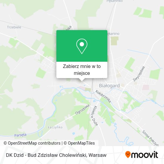 Mapa DK Dzid - Bud Zdzisław Cholewiński