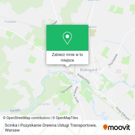 Mapa Scinka i Pozyskanie Drewna Uslugi Transportowe