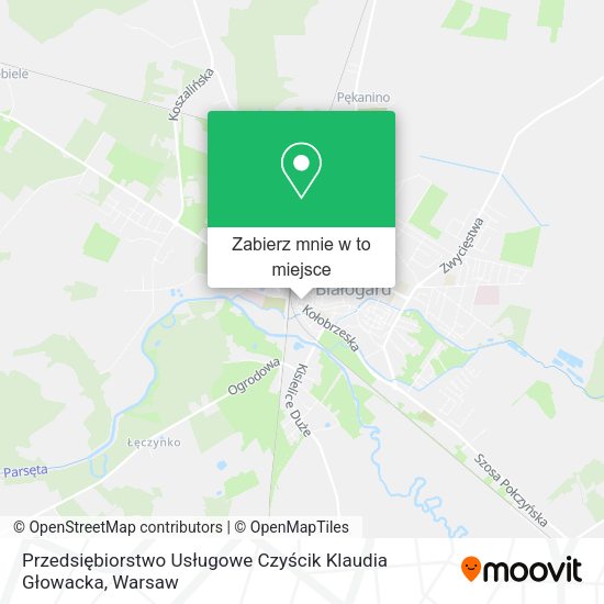 Mapa Przedsiębiorstwo Usługowe Czyścik Klaudia Głowacka