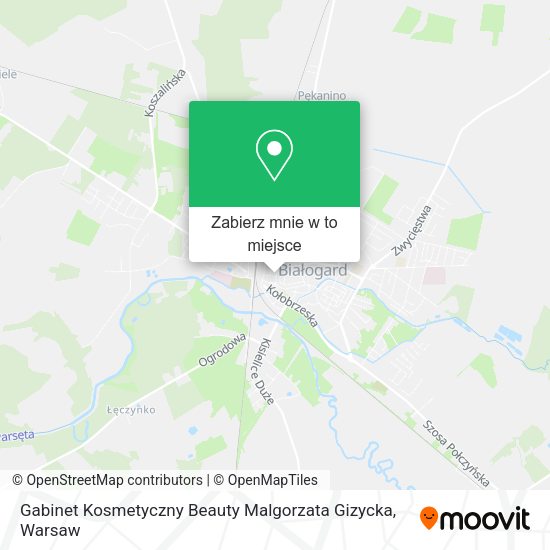 Mapa Gabinet Kosmetyczny Beauty Malgorzata Gizycka