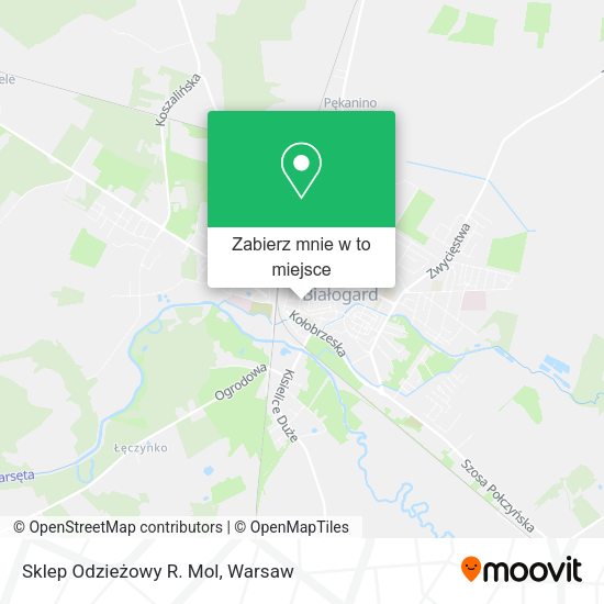 Mapa Sklep Odzieżowy R. Mol