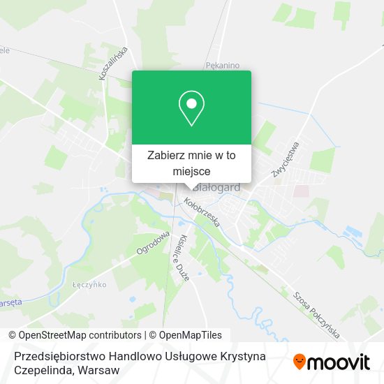 Mapa Przedsiębiorstwo Handlowo Usługowe Krystyna Czepelinda