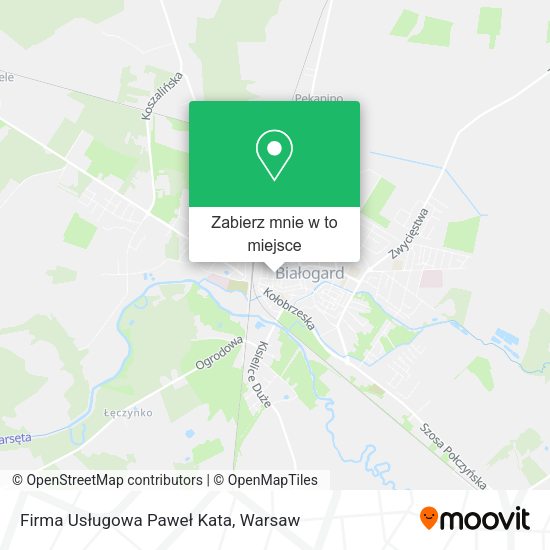 Mapa Firma Usługowa Paweł Kata