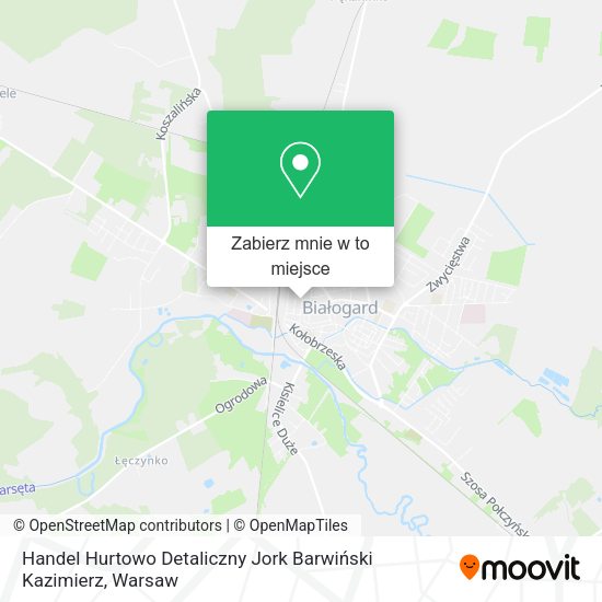 Mapa Handel Hurtowo Detaliczny Jork Barwiński Kazimierz