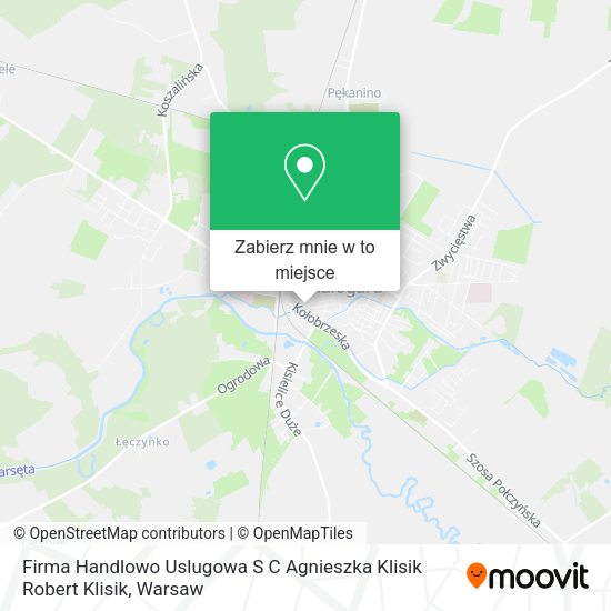 Mapa Firma Handlowo Uslugowa S C Agnieszka Klisik Robert Klisik