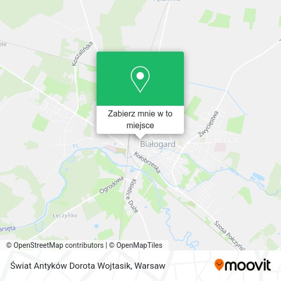 Mapa Świat Antyków Dorota Wojtasik