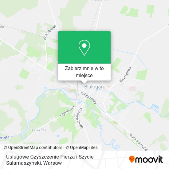 Mapa Uslugowe Czyszczenie Pierza i Szycie Salamaszynski