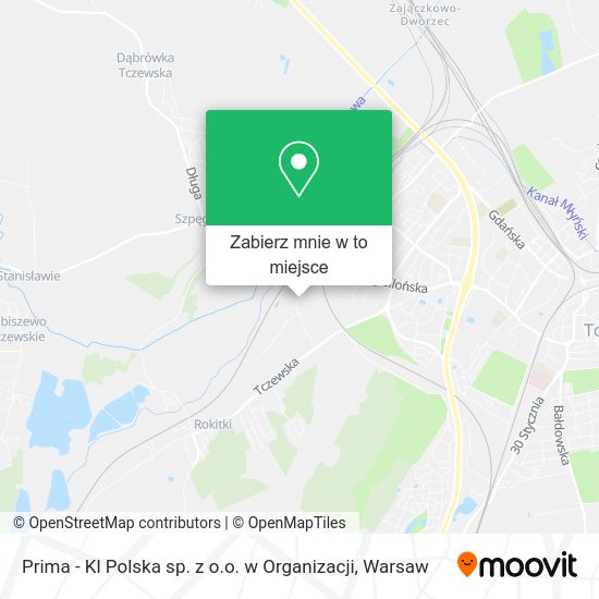 Mapa Prima - Kl Polska sp. z o.o. w Organizacji