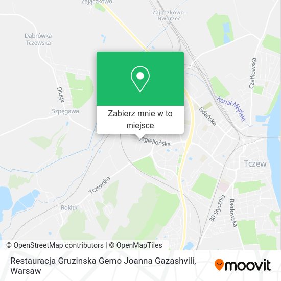 Mapa Restauracja Gruzinska Gemo Joanna Gazashvili