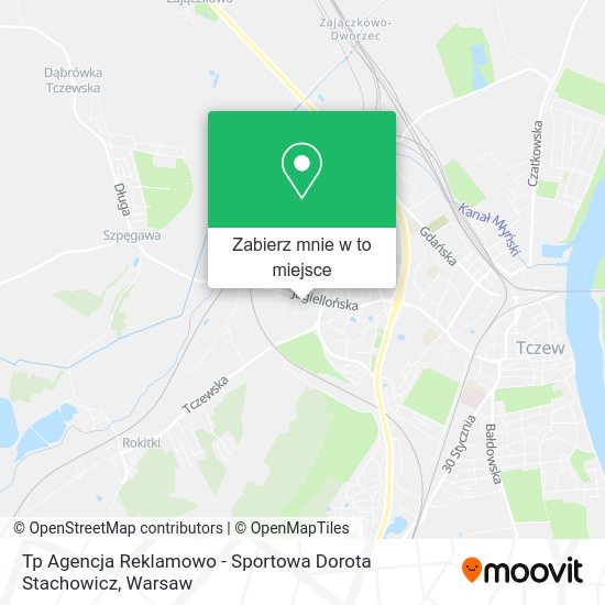 Mapa Tp Agencja Reklamowo - Sportowa Dorota Stachowicz