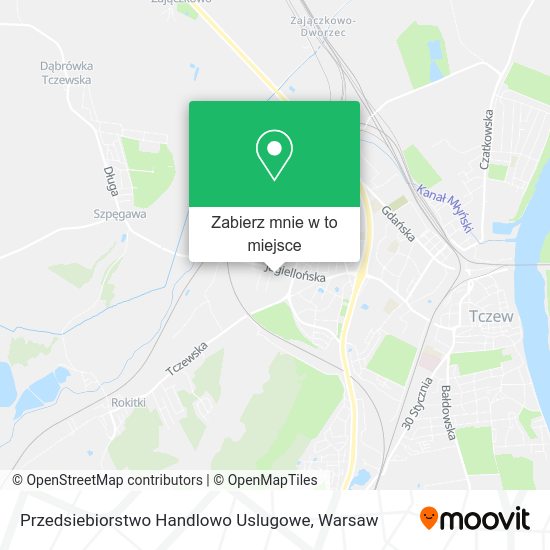 Mapa Przedsiebiorstwo Handlowo Uslugowe