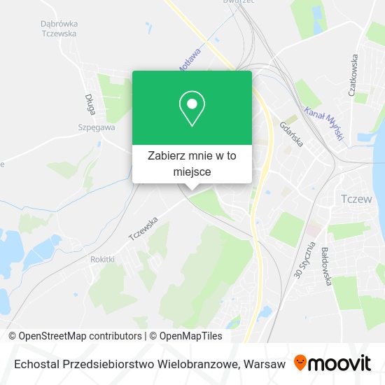 Mapa Echostal Przedsiebiorstwo Wielobranzowe