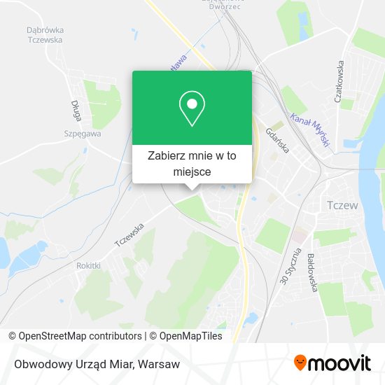 Mapa Obwodowy Urząd Miar