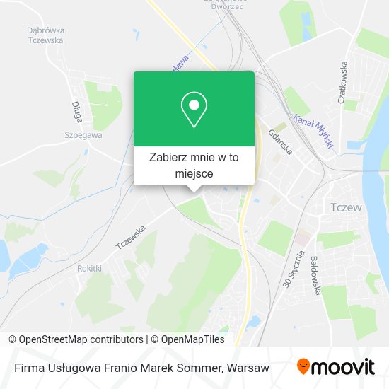 Mapa Firma Usługowa Franio Marek Sommer