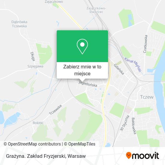 Mapa Grażyna. Zakład Fryzjerski