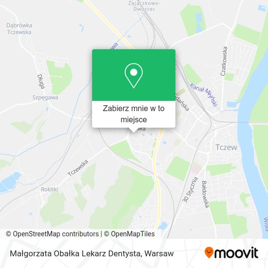 Mapa Małgorzata Obałka Lekarz Dentysta