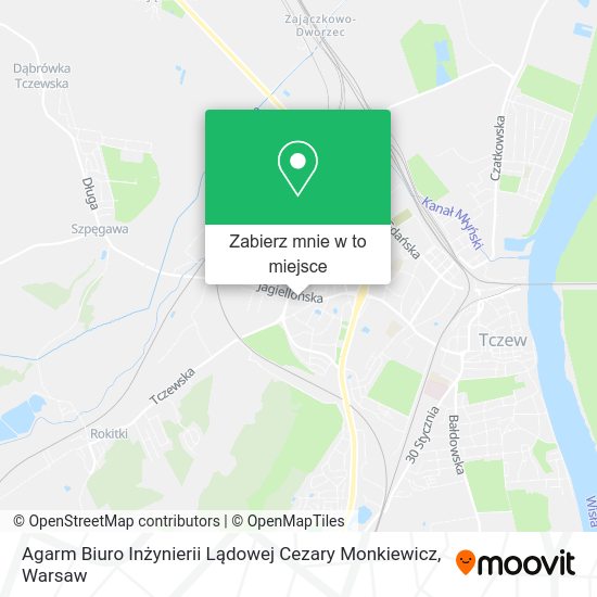 Mapa Agarm Biuro Inżynierii Lądowej Cezary Monkiewicz