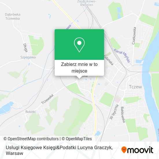 Mapa Usługi Księgowe Księgi&Podatki Lucyna Graczyk