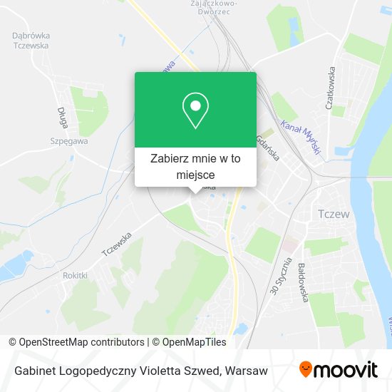 Mapa Gabinet Logopedyczny Violetta Szwed