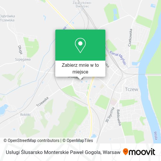 Mapa Usługi Ślusarsko Monterskie Paweł Gogola