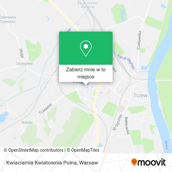 Mapa Kwiaciarnia Kwiatownia Polna