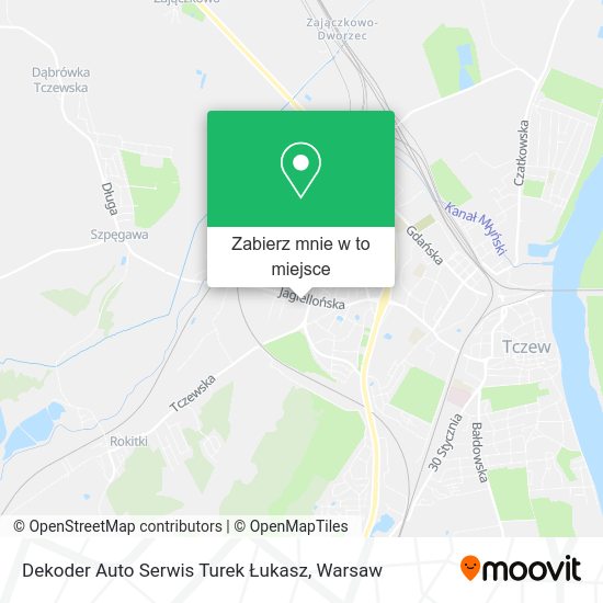 Mapa Dekoder Auto Serwis Turek Łukasz