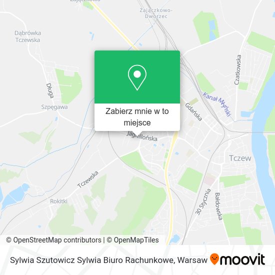 Mapa Sylwia Szutowicz Sylwia Biuro Rachunkowe