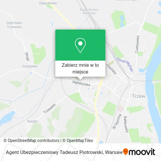 Mapa Agent Ubezpieczeniowy Tadeusz Piotrowski